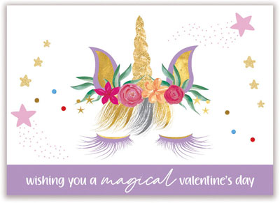 Valentine's Day Exchange Cards by Little Lamb Designs (Magical Unicorn) Valentine's Day Exchange Cards by Little Lamb Designs (Magical Unicorn)
